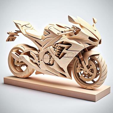 3D мадэль Kawasaki Ninja 400 (STL)